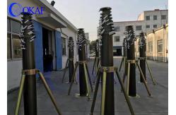 China Self Locking Pneumatic Telescopic Mast Tower 10m Payload Aluminum Antenna Pole supplier