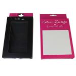 Retail Custom Paper Window Packaging Box Printed Red Black Color With Hagners for sale