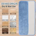 Professional microfiber wet mop heads Machine Washable Long Lasting Reusable Microfiber Mop Pads