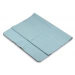 Blue Yoga Towel Anti Fatigue Non Slip With TPE Bottom For Relaxation for sale