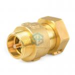 BSP Extension Union Male Female Anti Air Rotation Front Brass Vertical Check Valve Water Meter for sale