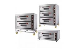 China 0.1Kw Single Deck Pizza Oven Machine  Gas Baking Oven Low Energy Consumption supplier