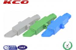 China Green E2000 Fiber Optic Adapter , E2000/APC Adapter SM High Reliability supplier