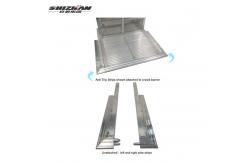China Expandable Concert Crowd Control Barriers Steel Mobile Barricade With Gate supplier