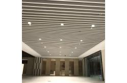China Aluminum U Shaped Baffle Ceiling Customized Size Metal Suspended Baffle Ceiling supplier