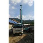 Hydraulic Rotary Pile Foundation Drill Rigs , 80 kN crowd pressure