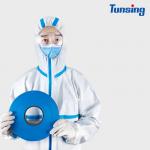 Low Temperature Hot Melt Adhesive Tape Custom 200m / Roll For Protection Suit