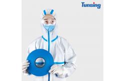 China Low Temperature Hot Melt Adhesive Tape Custom 200m / Roll For Protection Suit supplier
