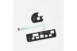 China Water Resistant Backlit Membrane Switch Overlay With Glossy Matte Surface supplier