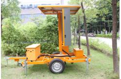 China Trailer Mounted Programmable Led Moving Message Sign For Advertising supplier