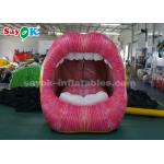 Vivid Custom Inflatable Products , Large Inflatable Mouth Lip For Advertising for sale