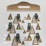 Custom Printed Stand Up Bone Bags - 100pcs/Bag, Food Grade PE