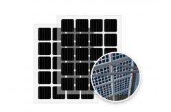 China Monocrystalline Bifacial BIPV Solar Panels Self Cleaning Coated Glass For Roof supplier