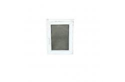China Three Cavity White PVC Casement Window With Sinking Drainage System supplier