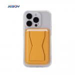Custom PU Leather Magnetic Card Holder Stand With UV Printing Logo for sale