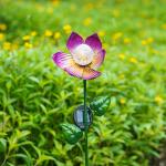Unique Solar Garden Ornament Lifelike Solar Powered Yard Decor IP44 for sale