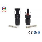 PPO Shell Solar Panel Connectors Black Color With ISO9001 Certification for sale