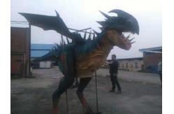 China Custom Movement Action Figure Realistic Animatronic Animals Dinosaur Character Costume supplier