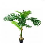 Fire Proof 150cm Height Artificial Drynaria Tree Real Wooden Trunk for sale