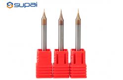 China Small Diameter Micro End Mills Ball Nose 30 Degree For Cutting Tools supplier