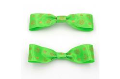 China Custom Made Satin Ribbon Hair Bows Environmentally Friendly With OEM Services supplier