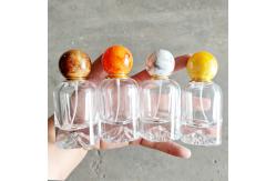 China Bayonet Lid Luxury 50ml Cosmetic Glass Bottles With Volcano Bottom supplier
