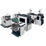 Bi-Channel Intelligent Fully Automatic Rigid Box Making Machine For Plastic Pu Box for sale