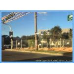 Hot Dipped Galvanized Temporary Mesh Fencing 60x150mm Mesh Size for sale