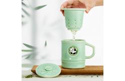 China Ready To Ship In Stock 550ml Porcelain Mug With Hand Painted Decal supplier