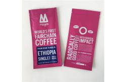 China Zipper Coffee Bean Packaging Smell Proof With Heat Seal Side Gusset supplier
