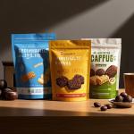 FDA Certified Reclosable Zipper Food Packaging Bags Custom Printed 3-Layer Pouches For Coffee, Nuts & Pet Treats for sale