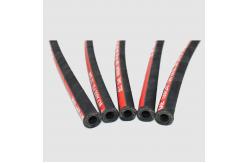 China DN10 ID 3/8 2SN Two Wire Braided Hydraulic Hose supplier