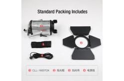 China 160 Watt LED Studio Lights Spotlight Photography 3000~8000k Manual DMX512 Control supplier