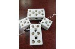China Ceramic Thermocouple Terminal Block With Galvanized Steel Screws supplier