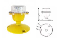China Corrosion Proof 100cd LED Aircraft Warning Lights Aluminium Base supplier