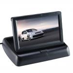 Foldable DVD Reverse Backup Camera 4.3 Inch Car Rear View TFT LCD Monitor for sale