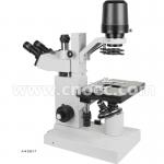 Binocular Head 640X Inverted Optical Microscope A14.0301 With 12V 50W Halogen Lamp for sale