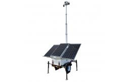 China Solar Security Camera Trailer With Cameras For Outdoor Parking Lot supplier