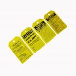 Customizable Plastic  Waterproof Safety Tags for Outdoors Use for sale