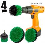 0.6cm Shaft Drill Scrubber Brush Round Brush Drill Rotary Brush 300g for sale