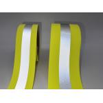 Fluorescent Color Fire Resistant Reflective Fabric Tape Applied To Fire Protection for sale