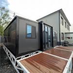 30FT Expandable Container House with Pre-installed Plumbing System Pre-installed for sale