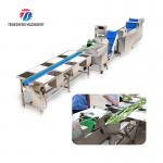 Fruit And Vegetable Processing Line with TS-M100 Parallel Brush Machine and Vacuum-packed Potato Strips for sale