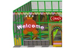 China Ultimate Indoor Fun Exciting Trampoline Park With Adventure Obstacle Course supplier