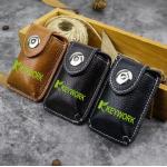 Eco Travel Folding Portable Sunglass Case Holder Handmade Leather for sale