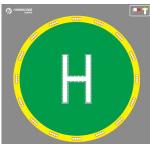 3W Helideck Circle H Helipad Landing Lights IP68 Waterproof