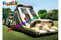 China PVC Tarpaulin Inflatables Obstacle Course Military Boot Camp Challenge supplier