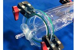 China Gas Frosted Glass Valve Quartz Reactor Science Lab Glassware supplier