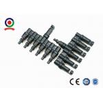 T Type Solar Branch Connector Double Seal Rings For Better Waterproof Effect for sale