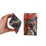 Food Grade Plastic Bag Gusseted Packaging With Clear Front Window Resealable Square Ziplock Flat Bottom Mylar Pouch for sale